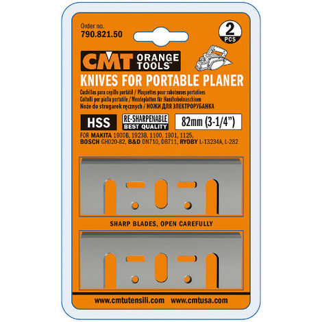 CMT: Jeu de 2 fers HSS rabot Makita 110 x 29 x 3mm