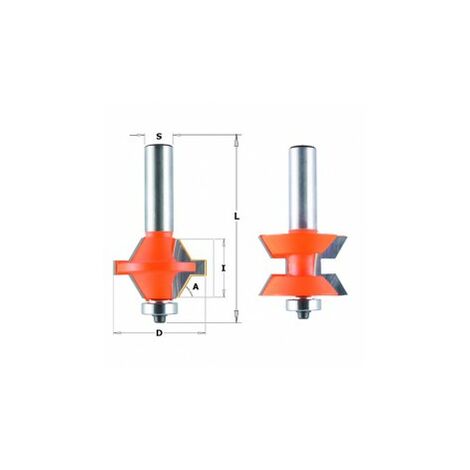 Fraise CMT; S=12 mm; D=50,8 mm - 955.504.11 - Fraises à bouveter - Fraises  pour défonceuse - Forets, burins, buses, fraises