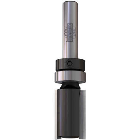 CMT – K911160B Fraise droite avec roulement HW Z2 – Diamètre queue 8mm – Longueur 70mm – Pour bois dur et teck