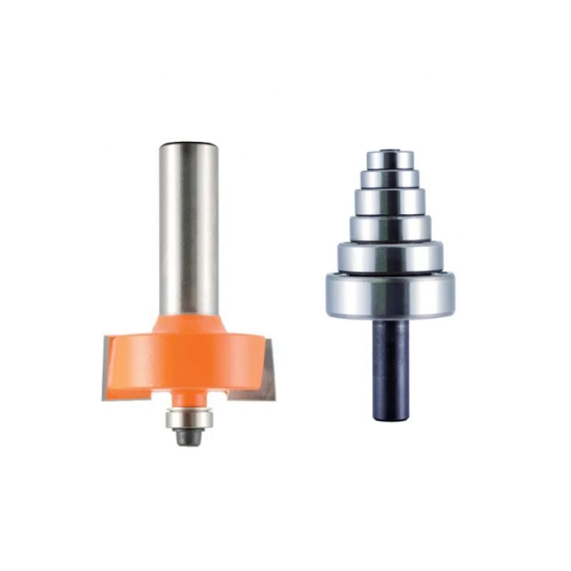CMT - Kit fraise carbure à feuillure 19 mm + roulements q = 12,7 mm