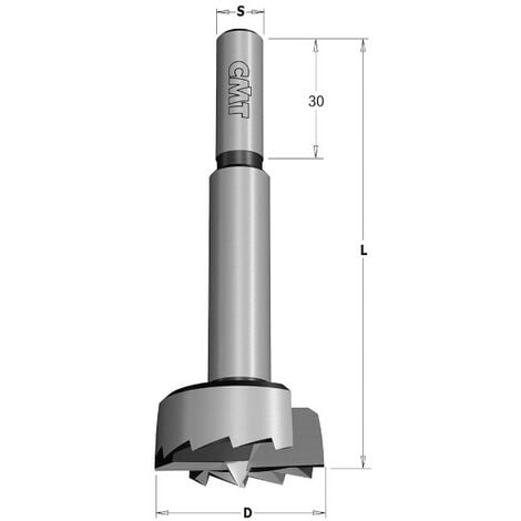 CMT: Mèche HSS à façonner 50mm Forstner