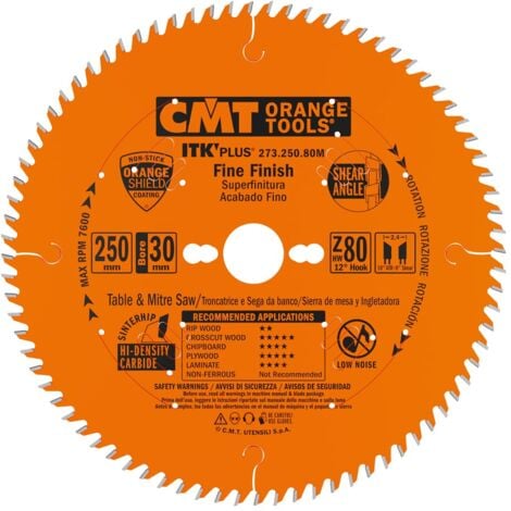 CMT 273.250.80M LAMA CIRCOLARE (ULTRA ITK) HW 250X2.4/1.6X30 Z80 ATB+S