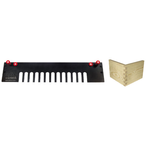 CMT300T127 gabarit de joint rouge – Pour joints à dents droites Ø12,7 mm – Guide de précision Ø11,1 x 4 mm