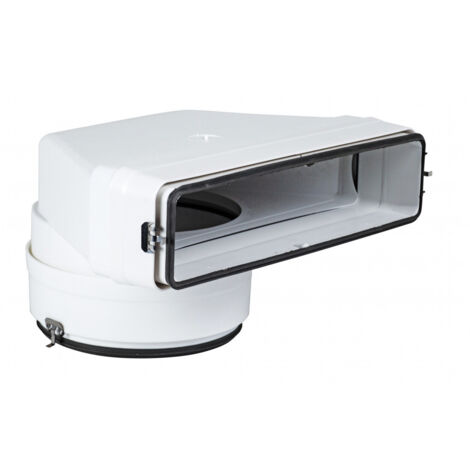 Cmv 55x110x100jb - coude mixte vertical a joint pour bouche reseau rectangulaire (460069)