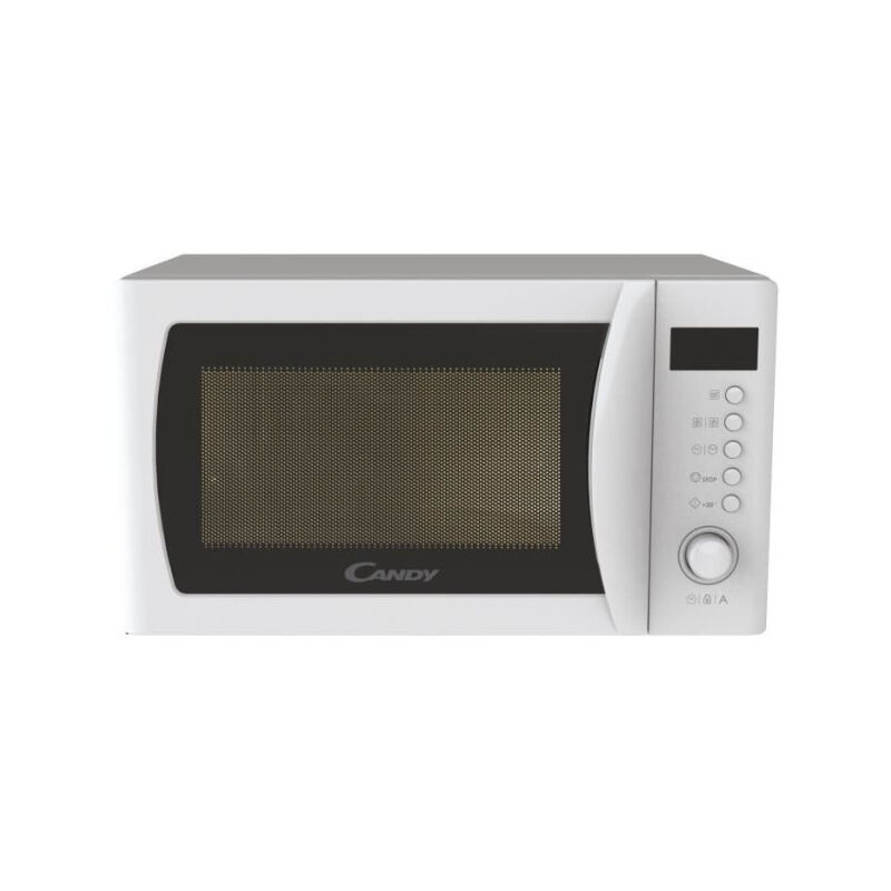 Micro-ondes Candy Idea CMWA20SDLW 700W Digital 20L Blanc - Fonction Décongélation - 5 Niveaux de Puissance - 8 Menus Automatiq