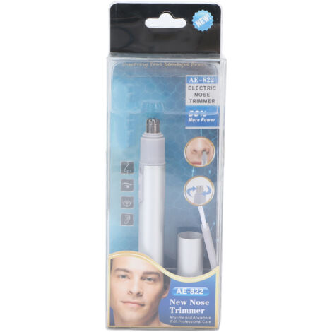 CNAIER Tondeuse à Poils de Nez Électrique Portable et Sans Douleur pour Oreilles et Nez, Rasage Facile des Poils Noirs