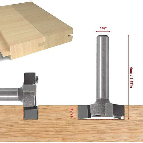 CNC-Fräser – 6,35-mm-Schaft – professionelles Tischlerwerkzeug zum Fräsen von Holz Dontodent Dontodent