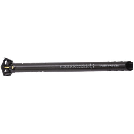 CNC-gefräste Sattelstütze aus Aluminiumlegierung für Rennräder und Mountainbikes, doppelte Antirutschrille, gut sichtbare Skala, schwarz, 30,8 mm