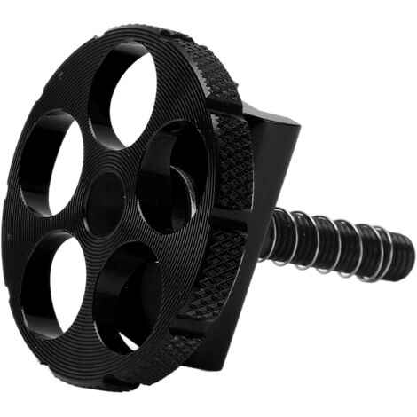 CNC-gefräster Aluminium-Klappbügel für Brompton-Fahrräder, Schnellspanner, schwarz