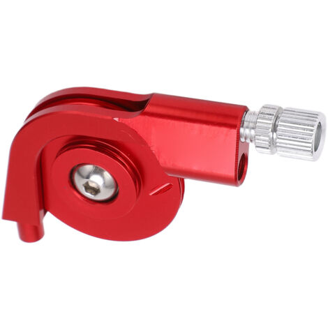 CNC-gefräster V-Brake-Federwegversteller aus Aluminiumlegierung – Bremssattelregler für Rennräder, Rot
