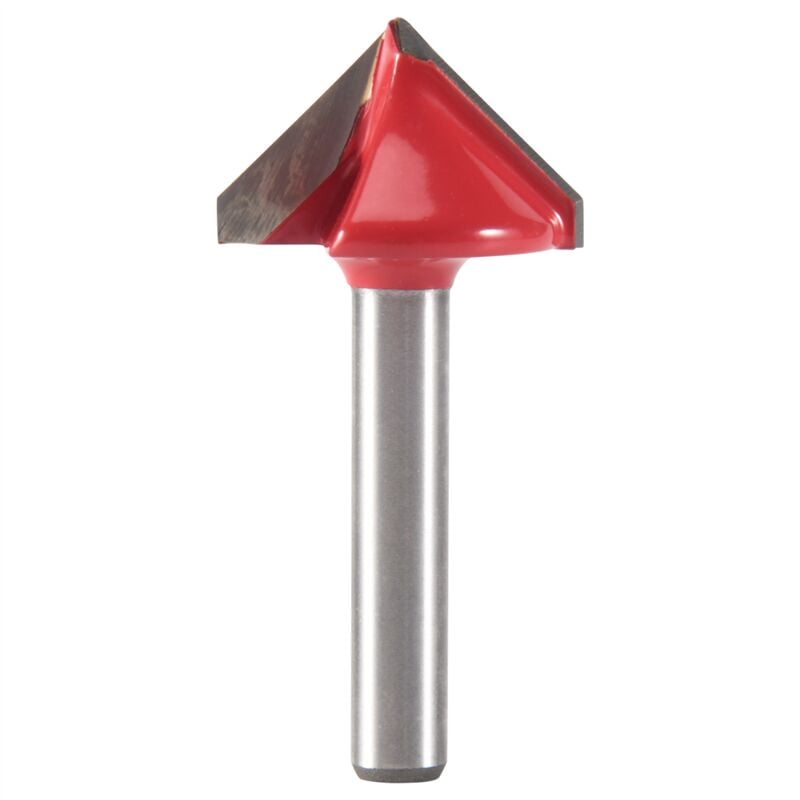 Image of CNC Gravur V Nut Bit 3D Bits Router Carving Schneidwerkzeug 90 Grad 6Mm X 22Mm