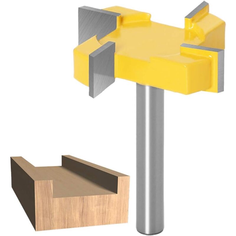 Image of CNC-Holzfräser - 8-mm-Schaft - Holzbearbeitungswerkzeug - Holzplattenfräsen