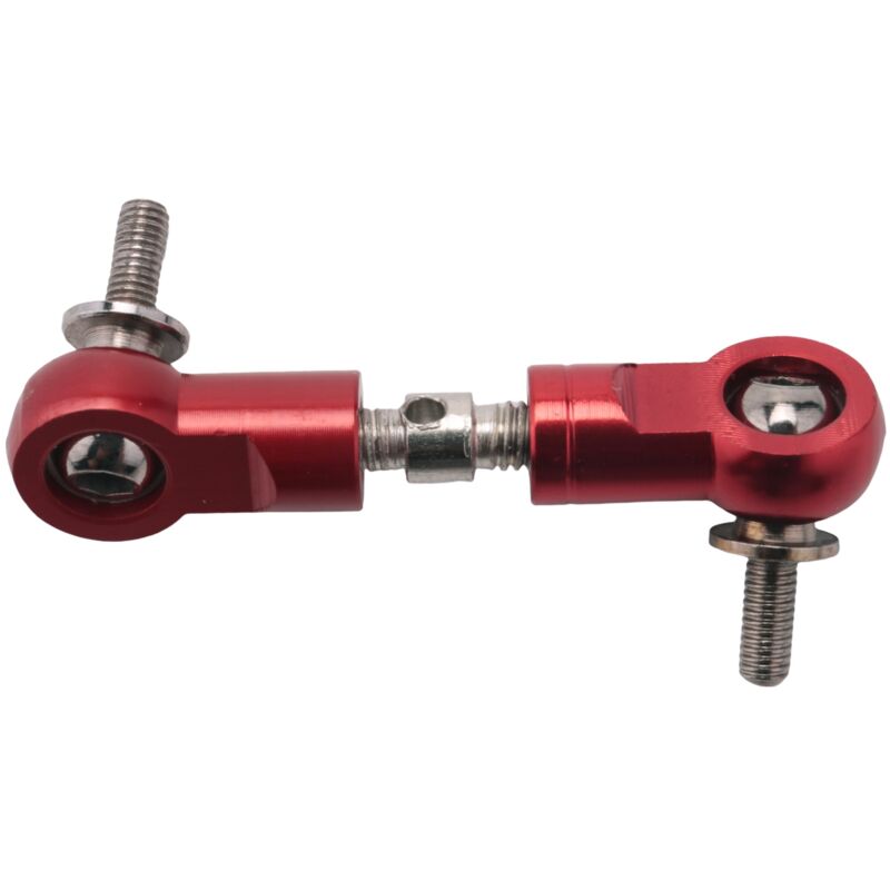 Image of Cnc Zugstangenlenkservoarm Passend für 1/5 ROVan km baja 5B 5T 5SC 5Ive t Rc Auto Teile-Orange Rot