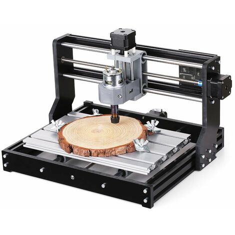 CNC3018 Pro Diy CNC Routeur Kit Mini Machine De Gravure Grbl Controle 3 Axes Pour Pcb Pvc Plastique Acrylique Sculpture Sur Bois Fraisage Gravure Machine Xyz Zone De Travail 300X180X45Mm 100-240V, Ave