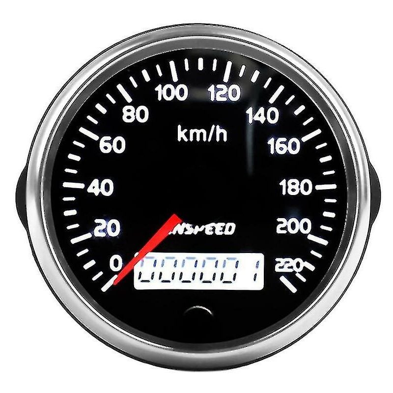 Cnspeed Gps Speedometer 12v/24v 85mm 220km/h For Car Motorcycle--