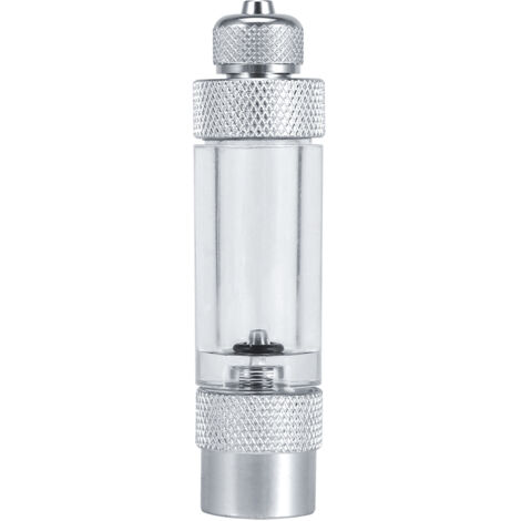 CO2-Blasenzähler für Aquarien mit Aluminiumdiffusor (Einzelkopf)