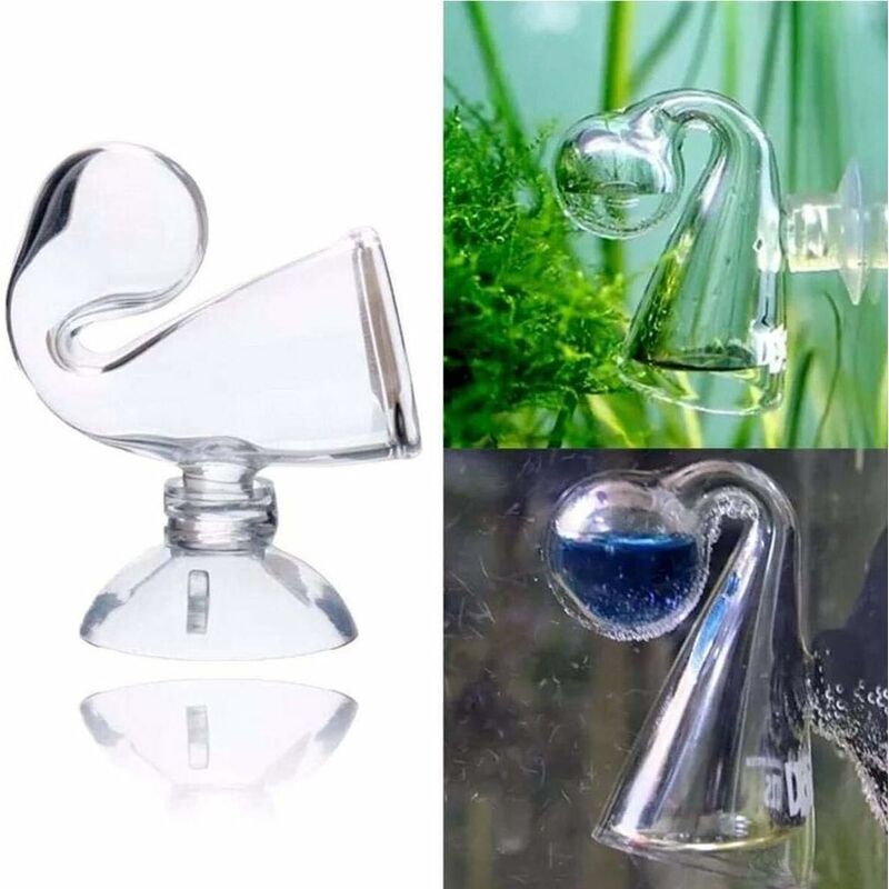 CO2 Drop Checker Glass Monitor Aquarium pour Réservoir de Poissons Planté,Test de Réservoir de Poisson Kit de CO2