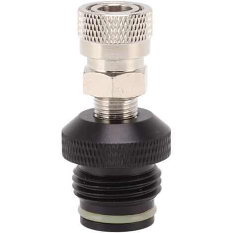 CO2-Flaschenadapter, auslaufsicher, Edelstahl, Aluminiumlegierung, 8 mm G1/2 14 Schnellkupplungs-Innengewinde für Schlauch