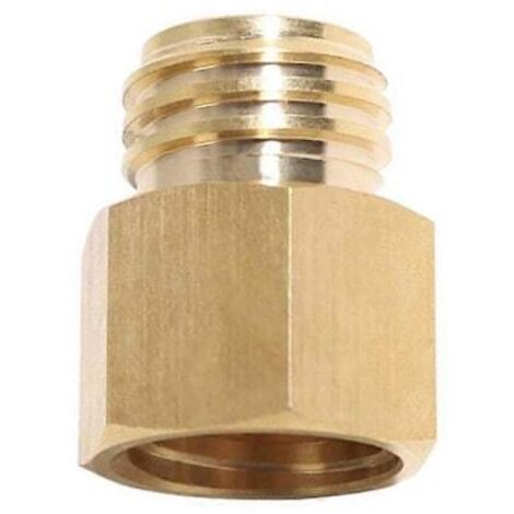 CO2-Gas-Umrüstadapter für Quooker Cube-Tankauslass, TR21-4 Innengewinde auf TR21-3 Außengewinde, Kupfer