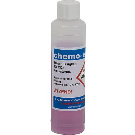 Co2-liquide de mesure rouge 0-20% 1 bouteille de 70 ml. pour 1 remplissage