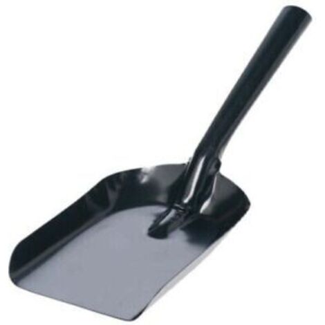 COAL SHOVEL 5"" SMALL BLACK METAL FIREPLACE CONTRACTORS SPADE PET DOG SCOOP GD005