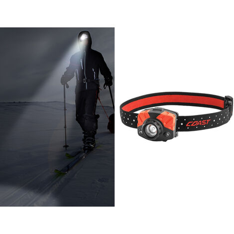 Coast  - FL75R - STIRNLAMPE - AKKUBETRIEBEN - LI-ION-AKKU - WEIß-/ROTLICHT - 530 LUMEN