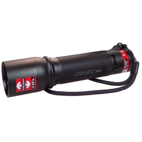Coast - hp7r - torcia ricaricabile - batteria agli ioni di litio - intensità luminosa regolabile - 300 lumen