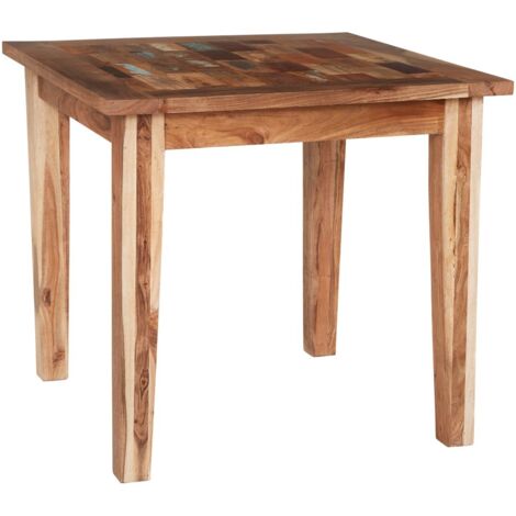Coastal Small Dining Table - Wood - L85 x W88 x H76 cm