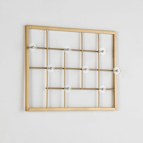 Coat Rack 50x5x40 Acryl / Goldmetallmöbel / Hilfsmöbel für alle Stile, um zu Hause eine Note zu verleihen