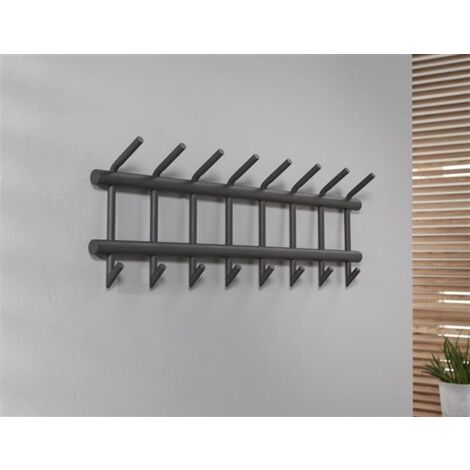 Coat rack Hawkins 2x8 hooks