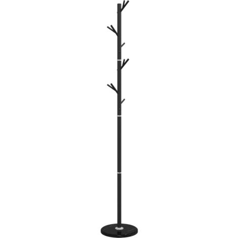 Coat Stand Black 175 cm Powder-coated Iron vidaXL