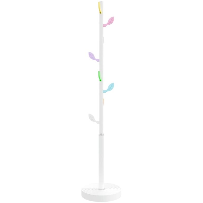 Coat Stand White 172 Cm Powder-coated Iron Vidaxl
