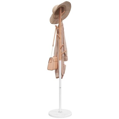 Coat Stand White 172 cm Powder-coated Iron vidaXL