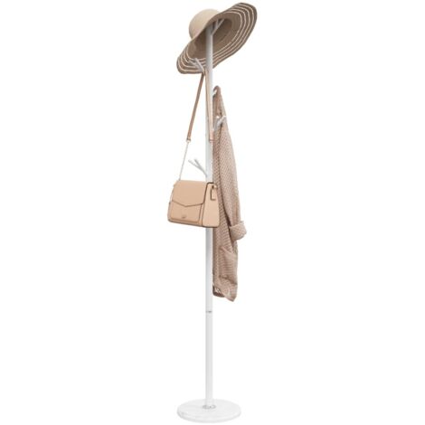 Coat Stand White 175 cm Powder-coated Iron vidaXL