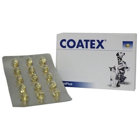 VETPLUS Coatex EFA -Nahrungsergnzung fÐ©r die Versorgung von Hunden und Katzen 60 Tassen