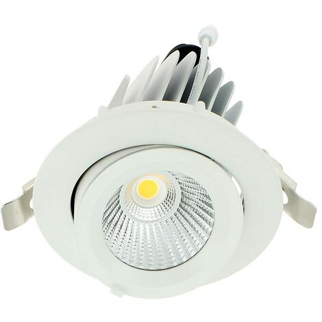 COB 20W montaje empotrado led spot light | Temperatura de color: 4000K
