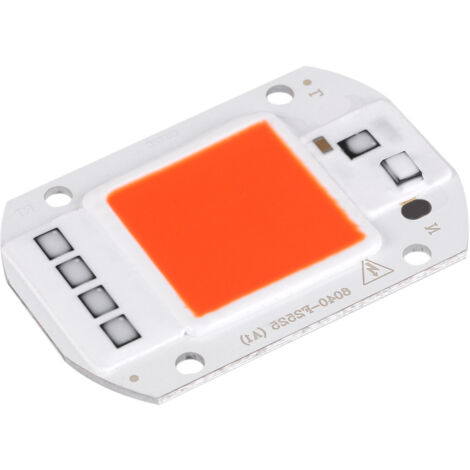 COB 6040 50W AC220V Lichtquelle für LED-Scheinwerfer mit breitem Abstrahlwinkel, rote Beleuchtungslampe, DIY-kompatibel.