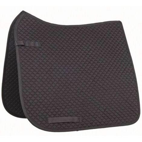 cob/full, Noir: Petite selle anglaise matelassée pour le dressage