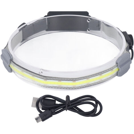 COB Headlamp Super Bright 4 Modes IPX4 Waterproof Rechargeable Head Light for Running Hiking Fishing