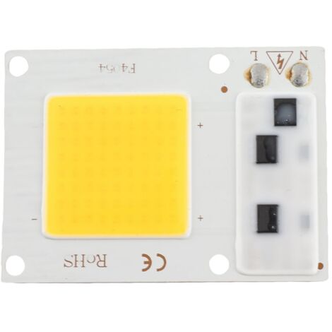 COB-LED-Chip-Zubehör, 20 W Leistung, 220 V Spannung, warmweißes LED-Licht, hohe Helligkeit, klein und leicht