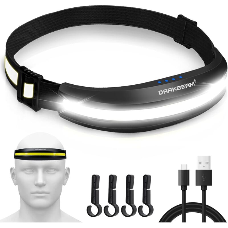 Image of Longziming - cob led Headlamp, usb&hellip;