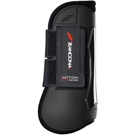 Cob, Nero: Paratendini anteriori Zandonà ACTION tendon con chiusura in tessuto a strappo e massimo comfort