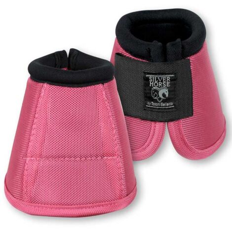 Cob, Rosso: Paraglomi western Bell Boots in tessuto resistente e chiusura in tessuto a strappo