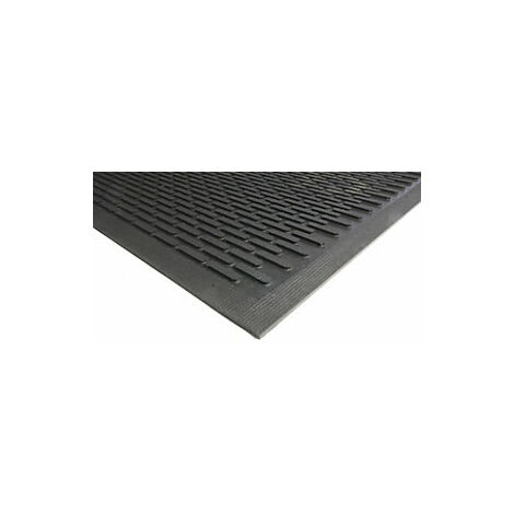 COBA  Stuoia catturasporco  gomma  nera  lungh x largh 750 x
