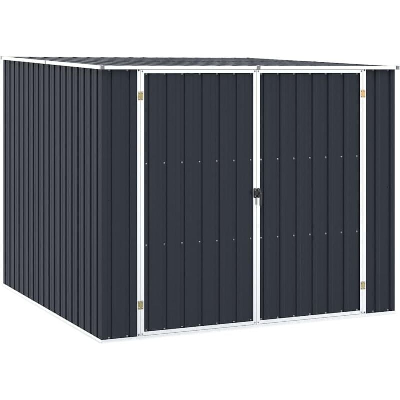 

Cobertizo de jardín acero galvanizado antracita 195x198x159 cm - Antracita - Vidaxl