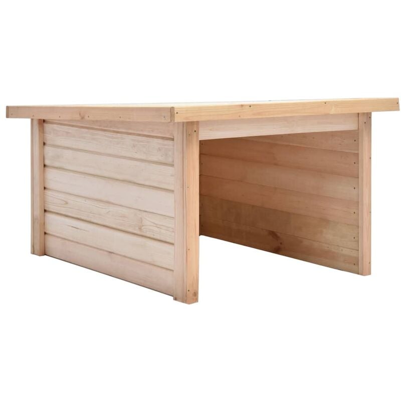 

Cobertizo para cortacésped madera maciza de pino 92x104x59,5 cm - Marrón - Vidaxl