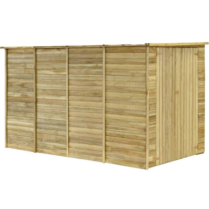 

Madera Pino Impregnada Cobertizo para Jardín 315x159x178 cm - Marrón - Vidaxl
