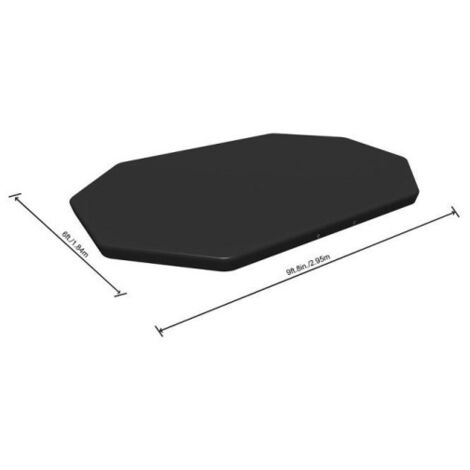 Cobertor Piscina 295X184Cm Ovalado Bestway Gris