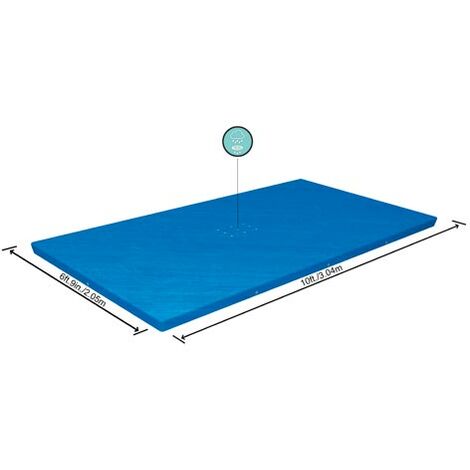 Bestway Cubierta para Piscina Jardín Bricolaje Terraza Patio Lona Multitalle