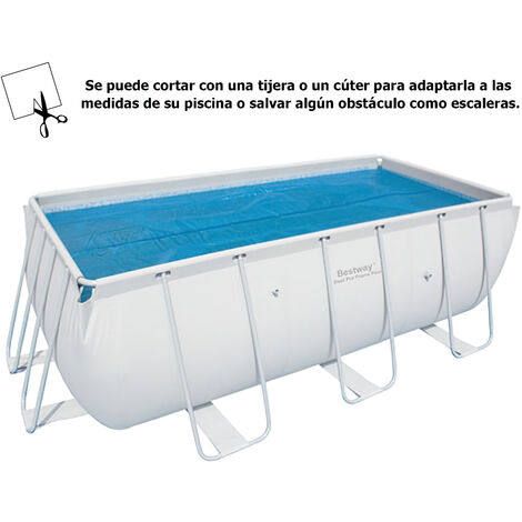 main image of "Cobertor solar para piscina rectangular 412x201cm."